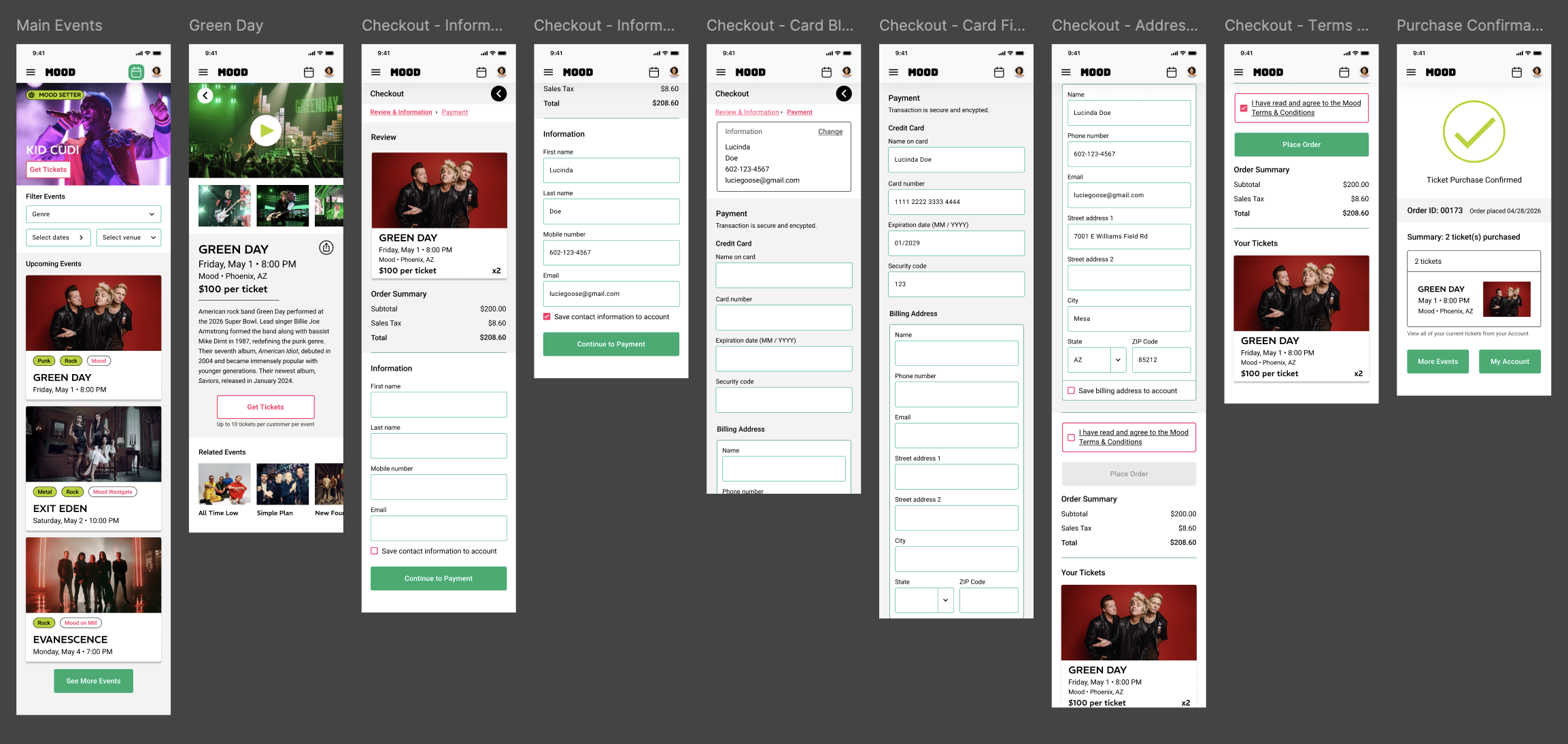 Venue Ticketing App Prototype | Portfolio